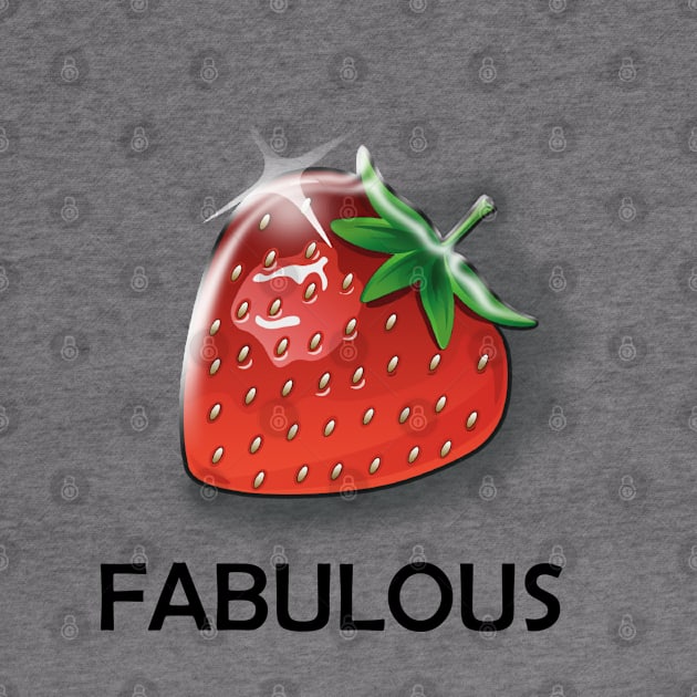 Fabulous strawberry by Karroart